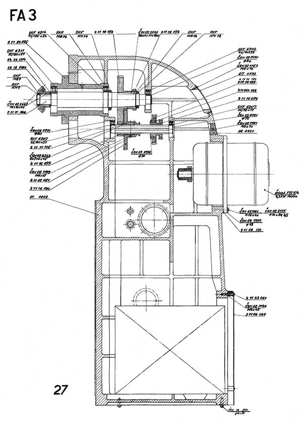 FA3v Стойка вертикально-фрезерного верстата
